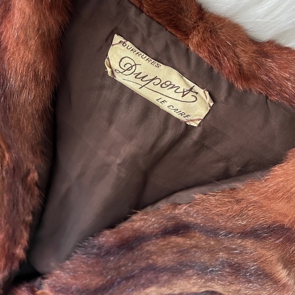 EUC. Rare! Penny Lane [Dupont] Brown Fur Coat | Boho VNTG. Lined Jacket | Medium - Picture 7 of 15